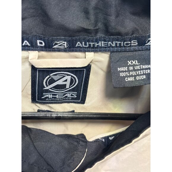 Ahead Authentics XXL Beige Pullover Windbreaker Jacket Polyester - Picture 4 of 11